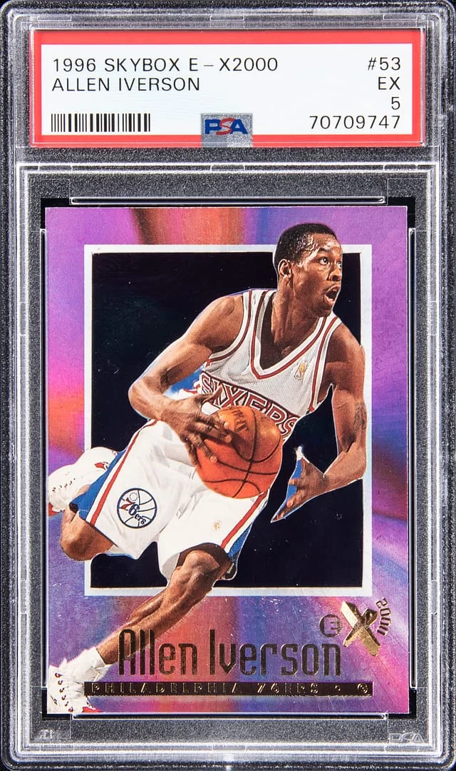 1997-98 SkyBox Allen Iverson E-X2000 #53 card image