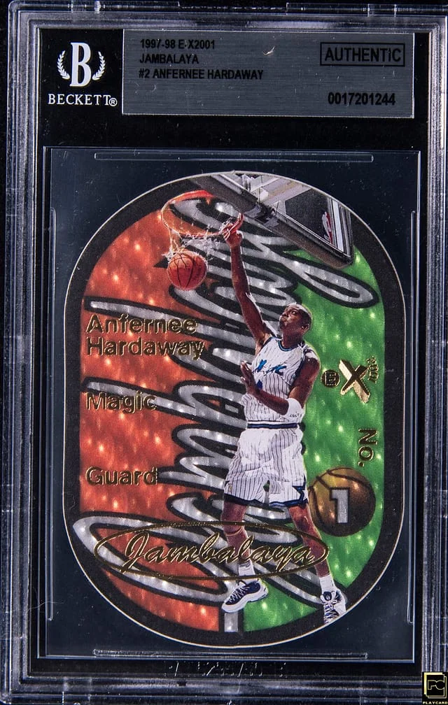 1997-98 SkyBox Anfernee Hardaway E-X2001 Jambalaya #2 card image