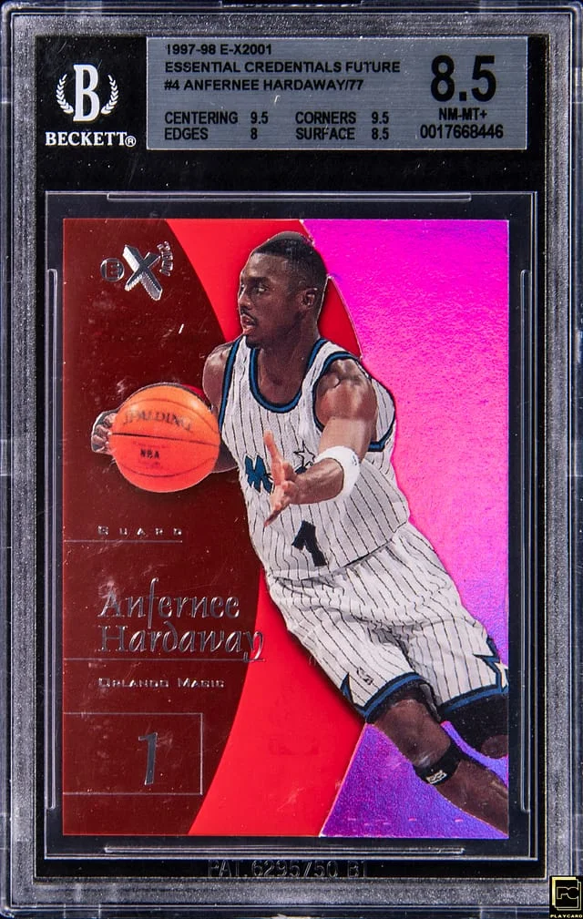 1997-98 SkyBox Anfernee Hardaway E-X2001 Essential Credentials Future #4 card image