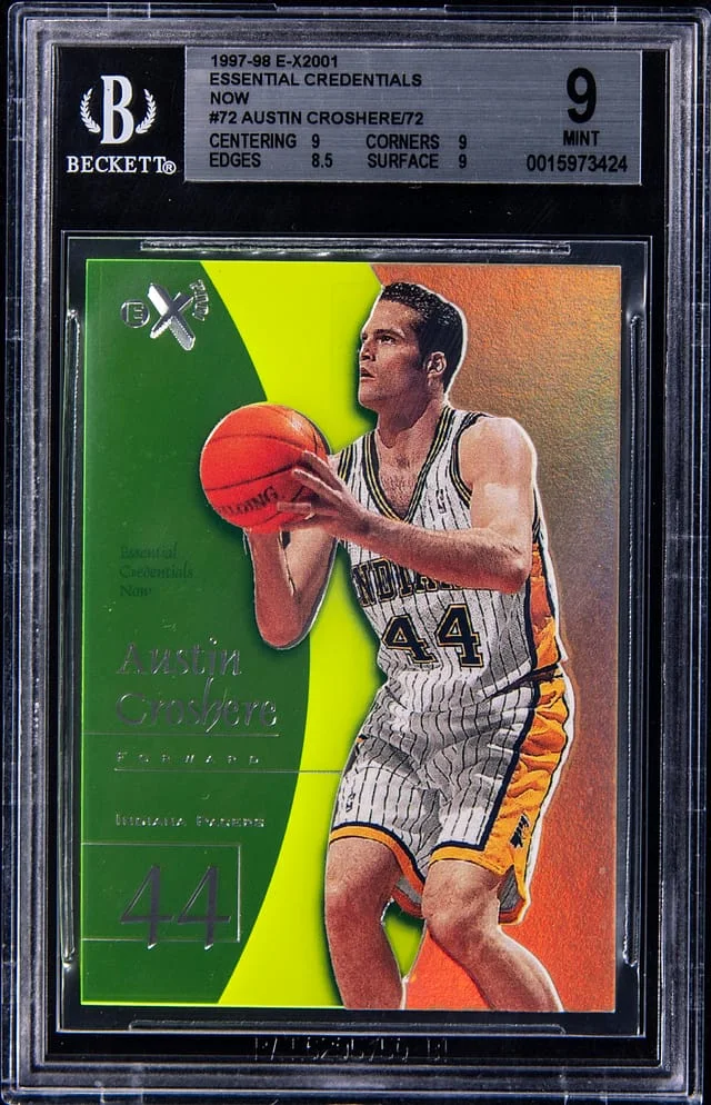 1997-98 SkyBox Austin Croshere E-X2001 Essential Credentials Now #72 card image