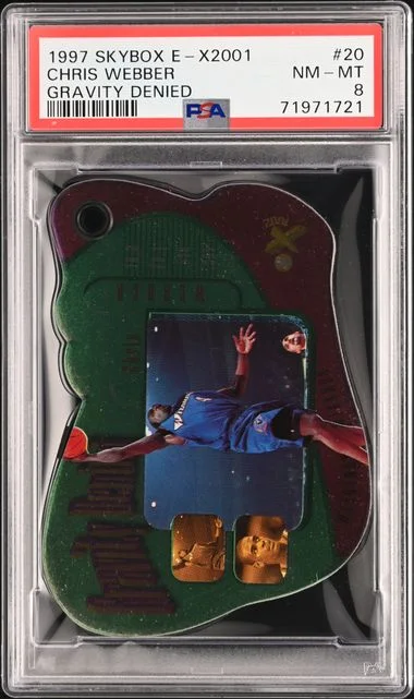 1997-98 SkyBox Chris Webber E-X2001 Gravity Denied #20 card image