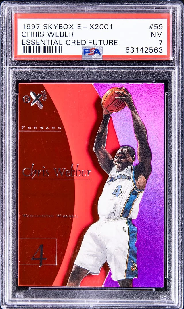 1997-98 SkyBox Chris Webber E-X2001 Essential Credential Future #59 card image