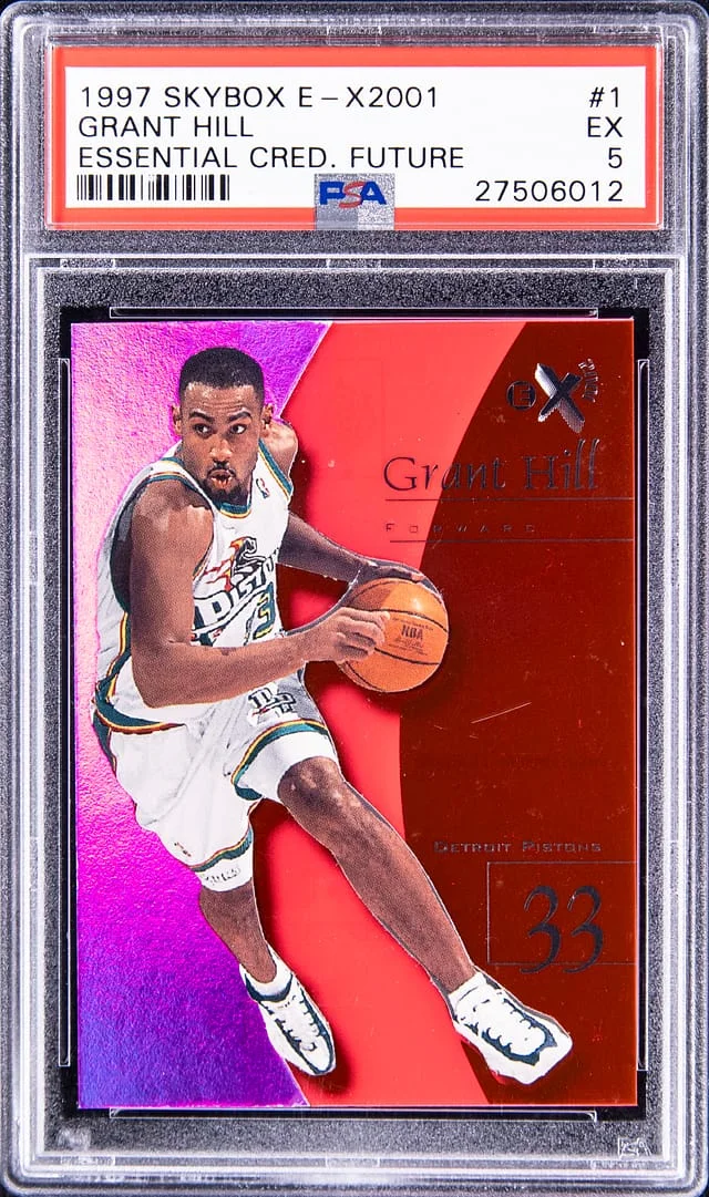 1997-98 SkyBox E-X Grant Hill 2001 Essential Credential Future #1 card image