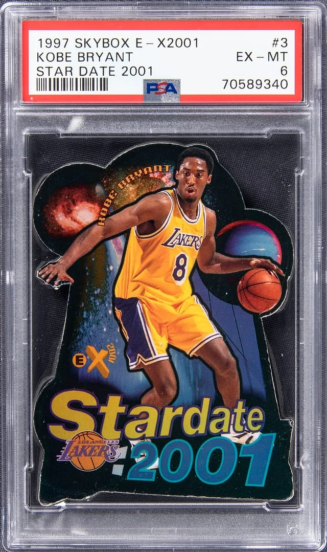 1997-98 SkyBox E-X Kobe Bryant 2001 Star Date 2001 #3 card image