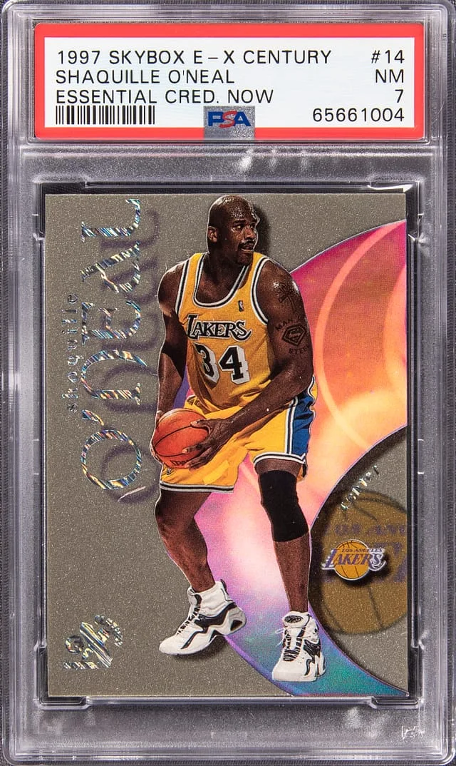 1997-98 SkyBox E-X Shaquille O'Neal Century Essential Credentials Now #14 card image