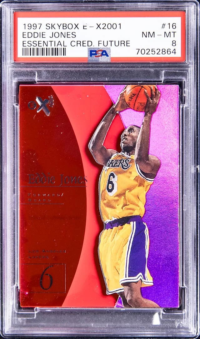 1997-98 SkyBox Eddie Jones E-X2001 Essential Credential Future #16 card image
