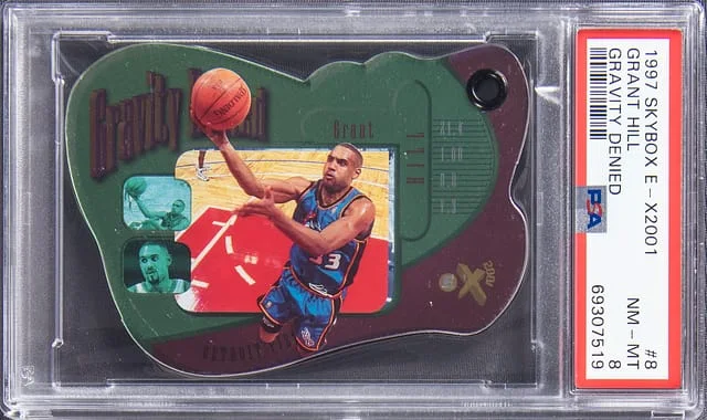 1997-98 SkyBox Grant Hill E-X2001 Gravity Denied #8 card image