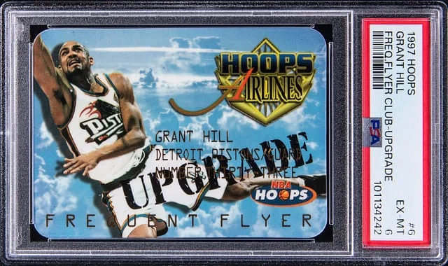 1997-98 SkyBox Hoops Grant Hill Frequent Flyer Club Upgrade #6 card image