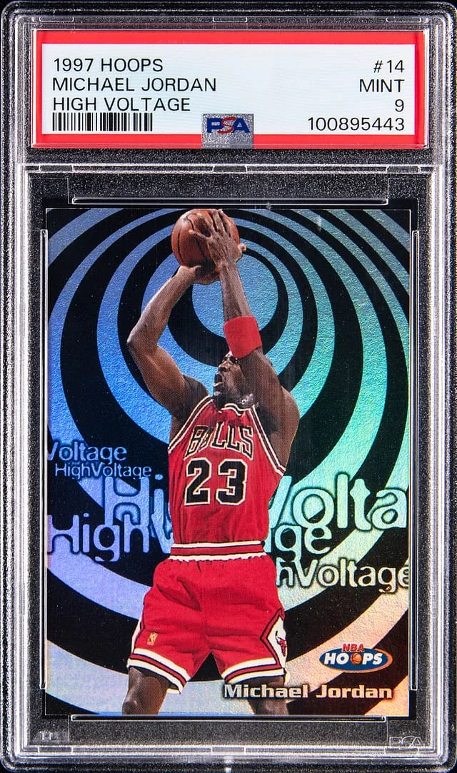 1997-98 SkyBox Hoops Michael Jordan High Voltage #14 card image