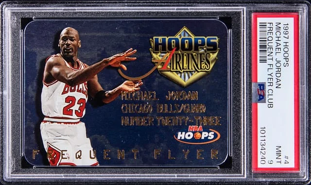 1997-98 SkyBox Hoops Michael Jordan Frequent Flyer Club #4 card image