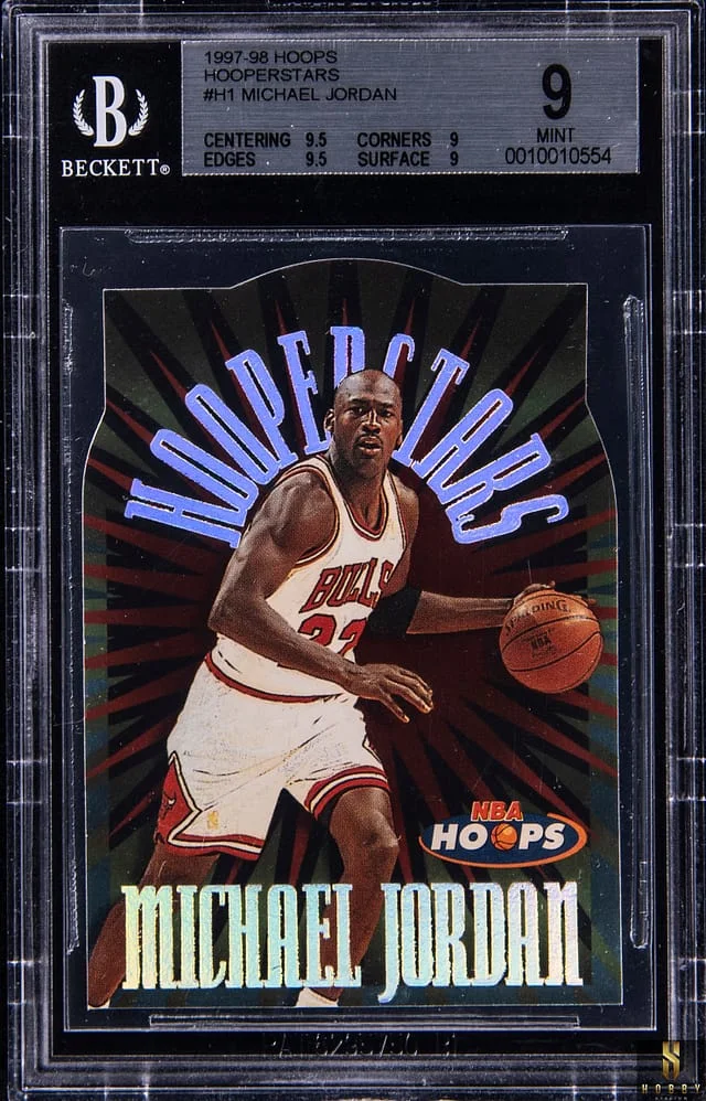 1997-98 SkyBox Hoops Michael Jordan Hooperstars #H1 card image