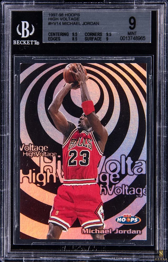 1997-98 SkyBox Hoops Michael Jordan High Voltage #HV14 card image