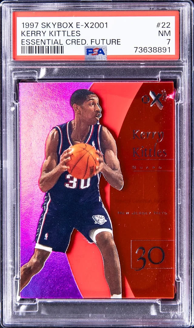 1997-98 SkyBox Kerry Kittles E-X2001 Essential Credential Future #22 card image