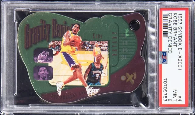 1997-98 SkyBox Kobe Bryant E-X2001 Gravity Denied #4 card image