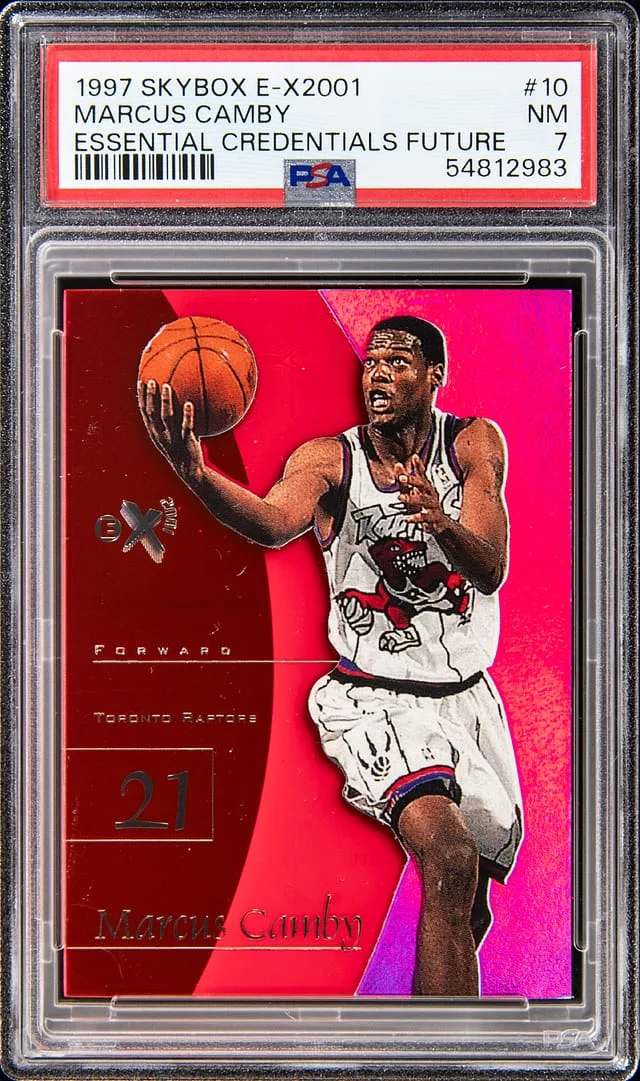 1997-98 SkyBox Marcus Camby E-X2001 Essential Credentials Future #10 card image