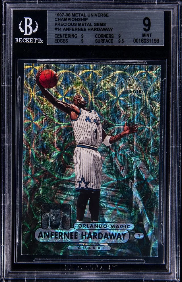 1997-98 SkyBox Metal Universe Anfernee Hardaway Championship #14 card image
