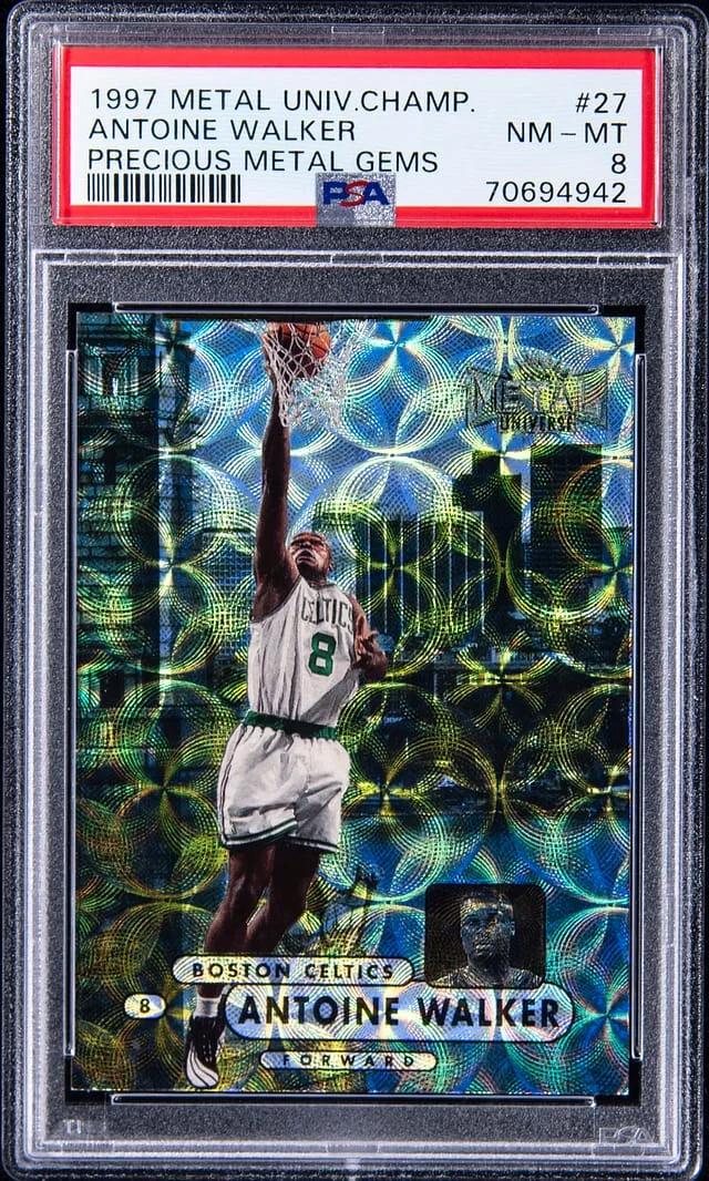 1997-98 SkyBox Metal Universe Antoine Walker Championship Precious Metal Gems (PMG) #27 card image