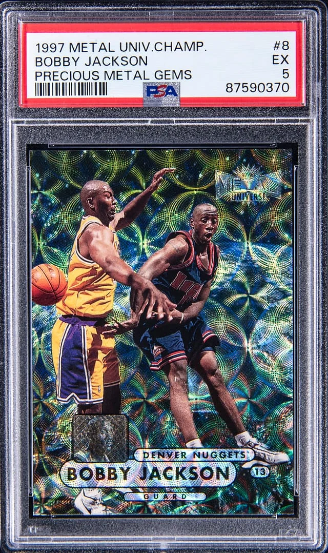 1997-98 SkyBox Metal Universe Bobby Jackson Championship Precious Metal Gems (PMG) #8 card image