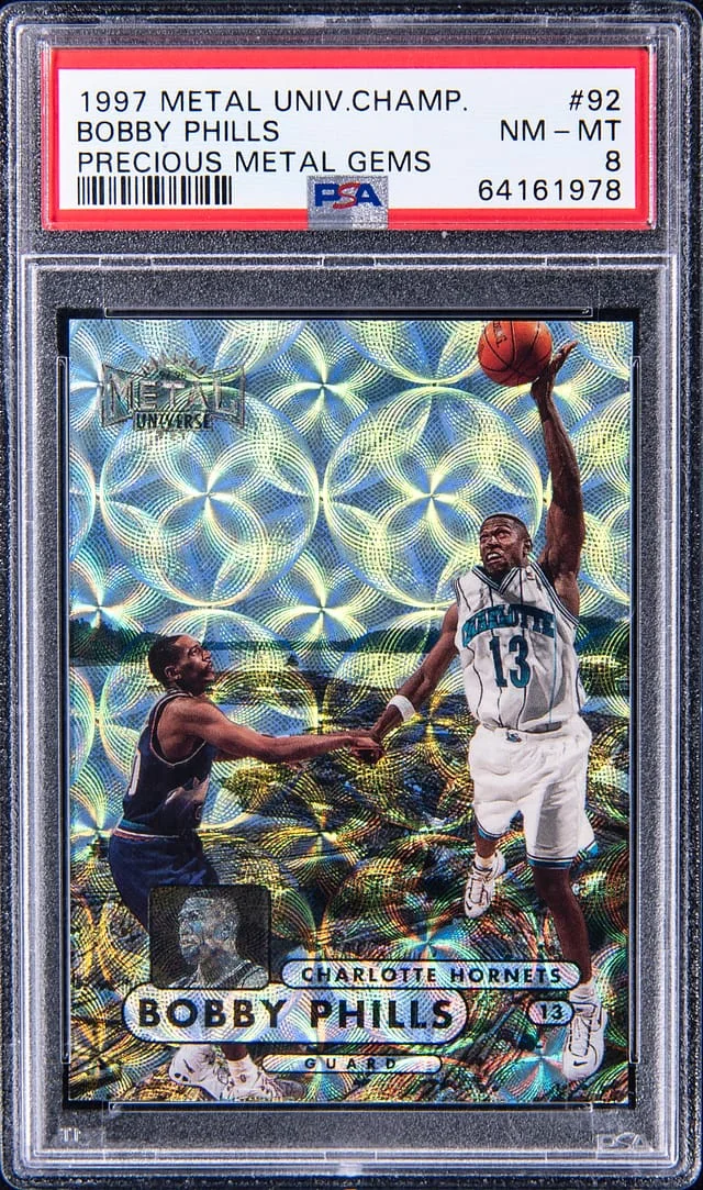 1997-98 SkyBox Metal Universe Bobby Phills Championship Precious Metal Gems (PMG) #92 card image