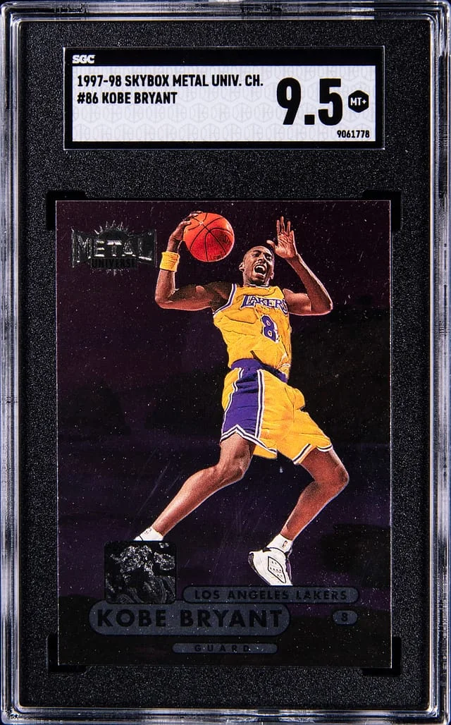1997-98 SkyBox Metal Universe Champions Kobe Bryant #86 card image