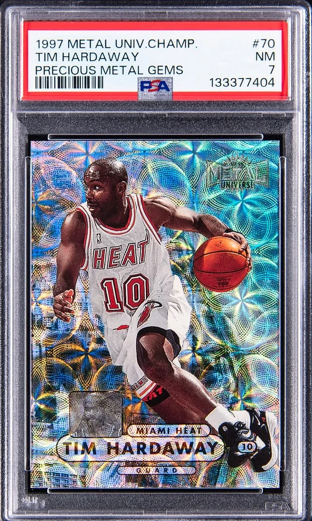 1997-98 SkyBox Metal Universe Champions Tim Hardaway Precious Metal Gems (PMG) #70 card image