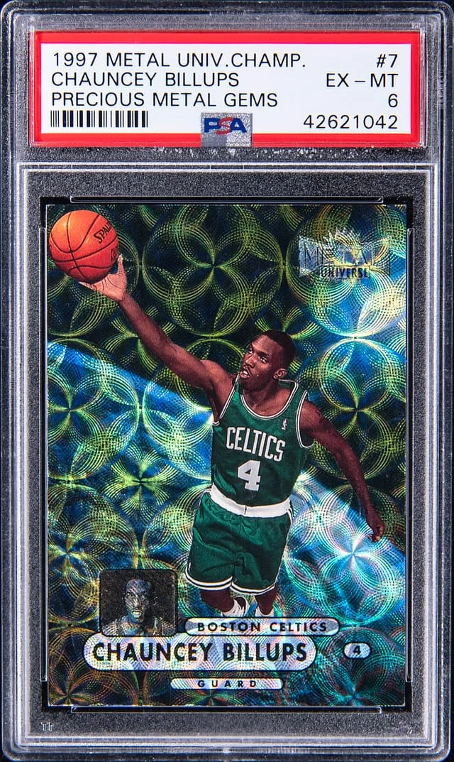 1997-98 SkyBox Metal Universe Chauncey Billups Championship Precious Metal Gems (PMG) #7 card image
