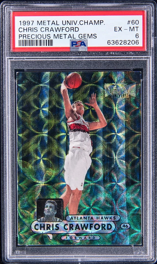 1997-98 SkyBox Metal Universe Chris Crawford Championship Precious Metal Gems (PMG) #60 card image