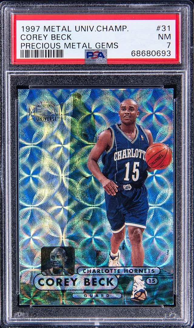 1997-98 SkyBox Metal Universe Corey Beck Championship Precious Metal Gems (PMG) #31 card image