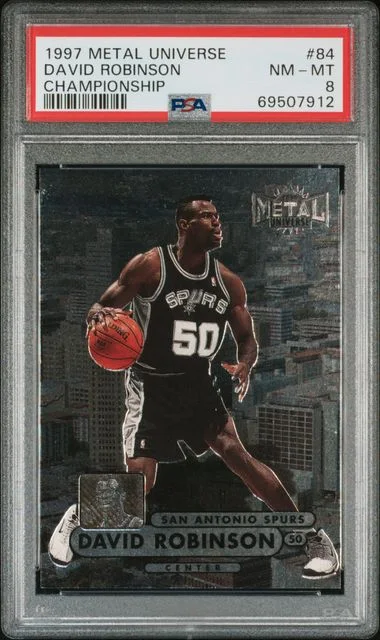 1997-98 SkyBox Metal Universe David Robinson Championship #84 card image