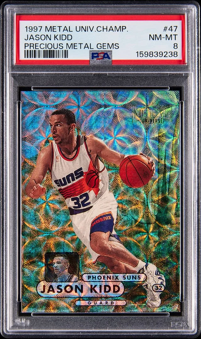 1997-98 SkyBox Metal Universe Jason Kidd Championship Precious Metal Gems #47 card image