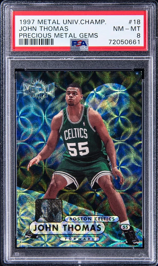 1997-98 SkyBox Metal Universe John Thomas Championship Precious Metal Gems (PMG) #18 card image