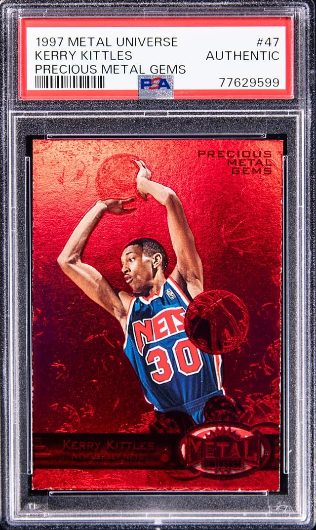 1997-98 SkyBox Metal Universe Kerry Kittles Precious Metal Gems (PMG) #47 card image