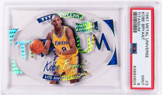 1997-98 SkyBox Metal Universe Kobe Bryant Titanium #3 card image