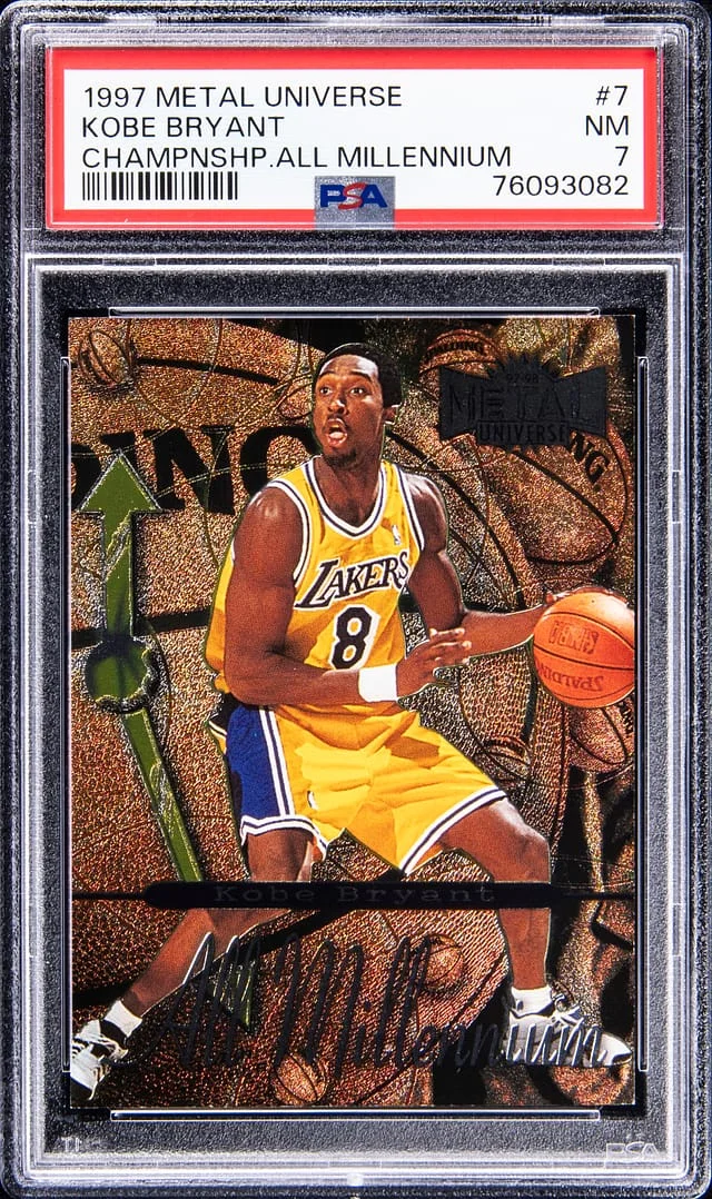 1997-98 SkyBox Metal Universe Kobe Bryant Championship Hardware #7 card image