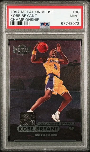 1997-98 SkyBox Metal Universe Kobe Bryant Championship #86 card image