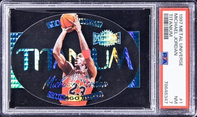 1997-98 SkyBox Metal Universe Michael Jordan Titanium #1T card image