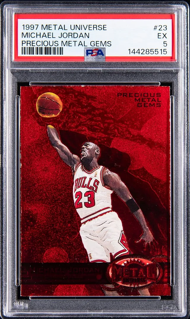 1997-98 SkyBox Metal Universe Michael Jordan #23 card image
