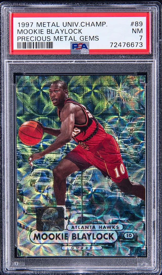 1997-98 SkyBox Metal Universe Mookie Blaylock Championship Precious Metal Gems (PMG) #89 card image