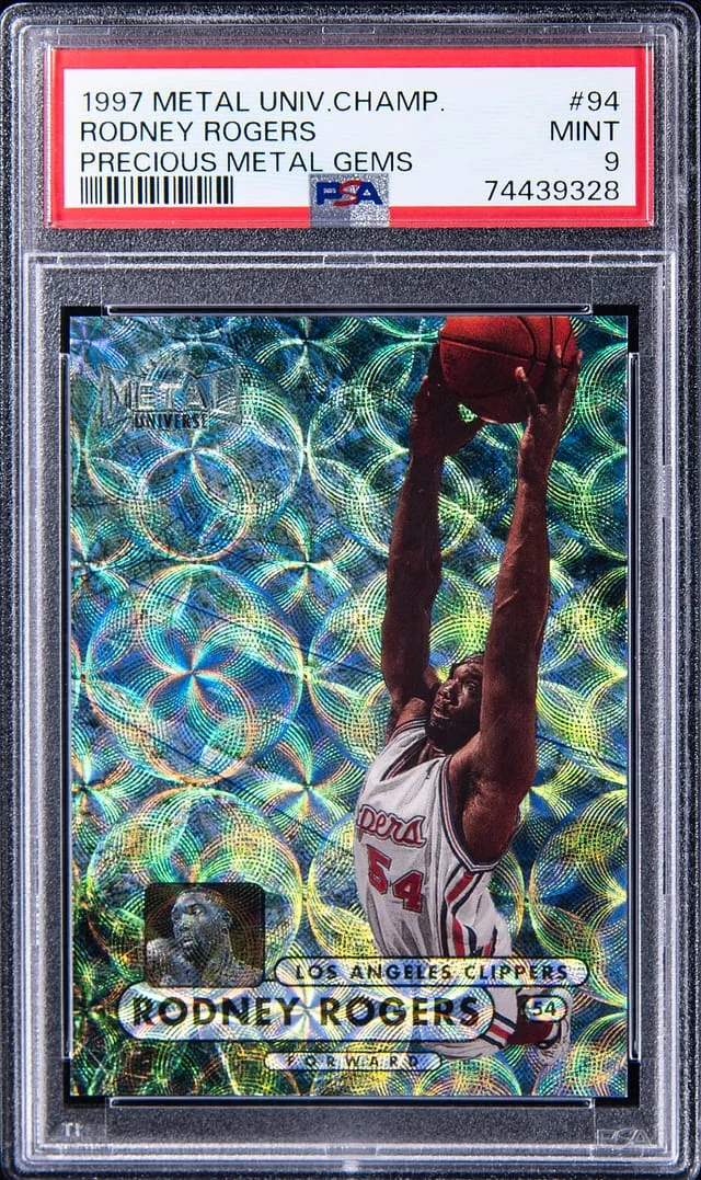 1997-98 SkyBox Metal Universe Rodney Rogers Championship Precious Metal Gems (PMG) #94 card image