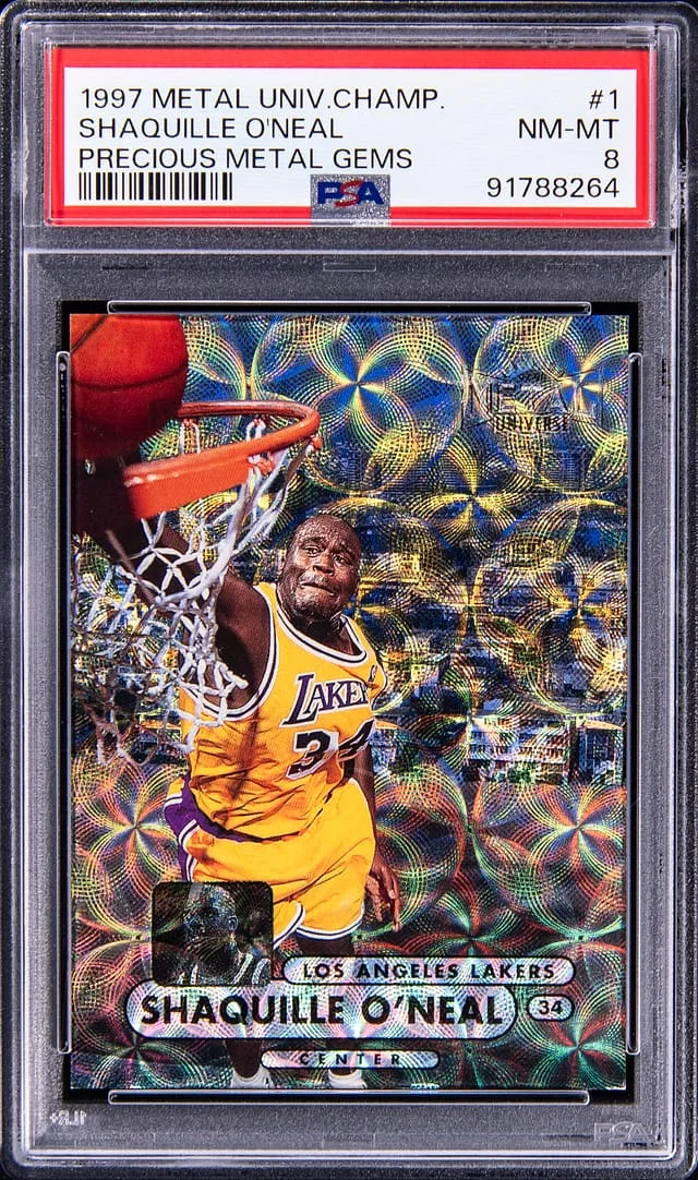 1997-98 SkyBox Metal Universe Shaquille O'Neal Championship #1 card image