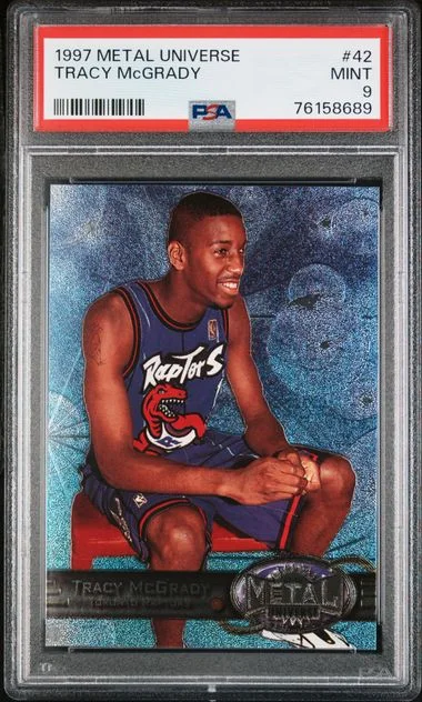 1997-98 SkyBox Metal Universe Tracy McGrady #42 card image