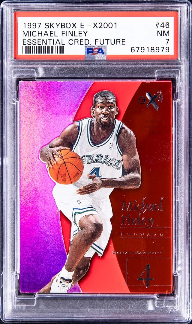 1997-98 SkyBox Michael Finley E-X2001 Essential Credential Future #46 card image