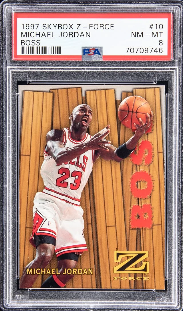 1997-98 SkyBox Michael Jordan Z-Force Boss #10 card image