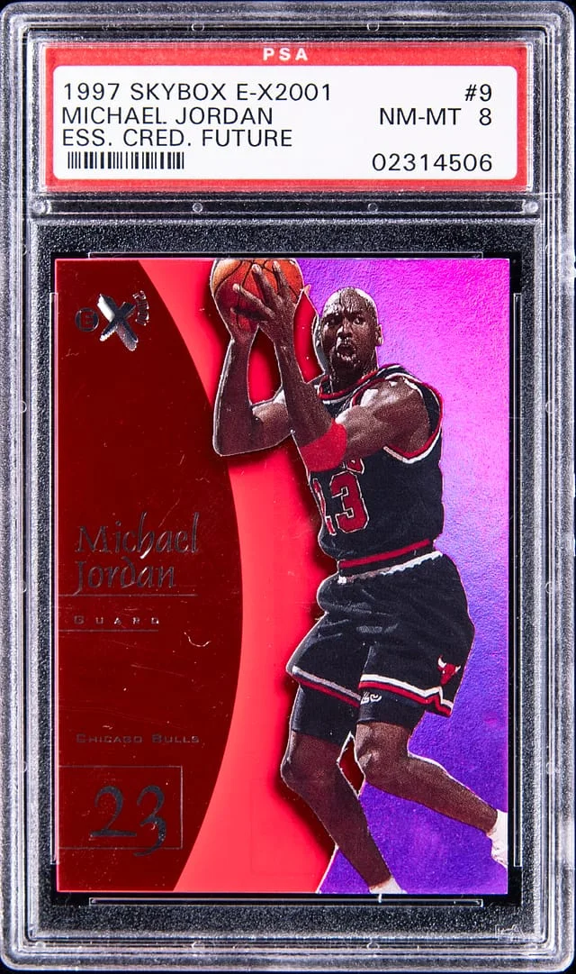 1997-98 SkyBox Michael Jordan E-X2001 Essential Credentials Future #9 card image