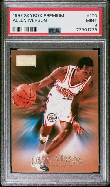1997-98 SkyBox Premium Allen Iverson #100 card image