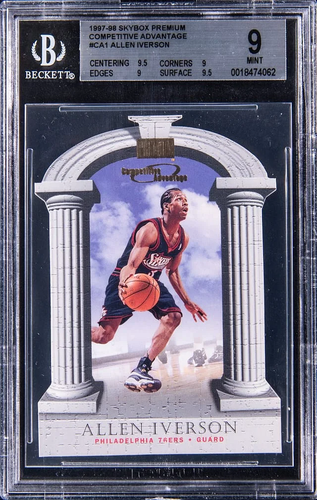 1997-98 SkyBox Premium Allen Iverson Competitive Advantage #CA1 card image