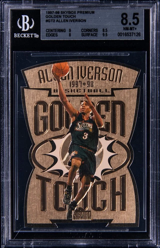 1997-98 SkyBox Premium Allen Iverson Golden Touch #GT2 card image