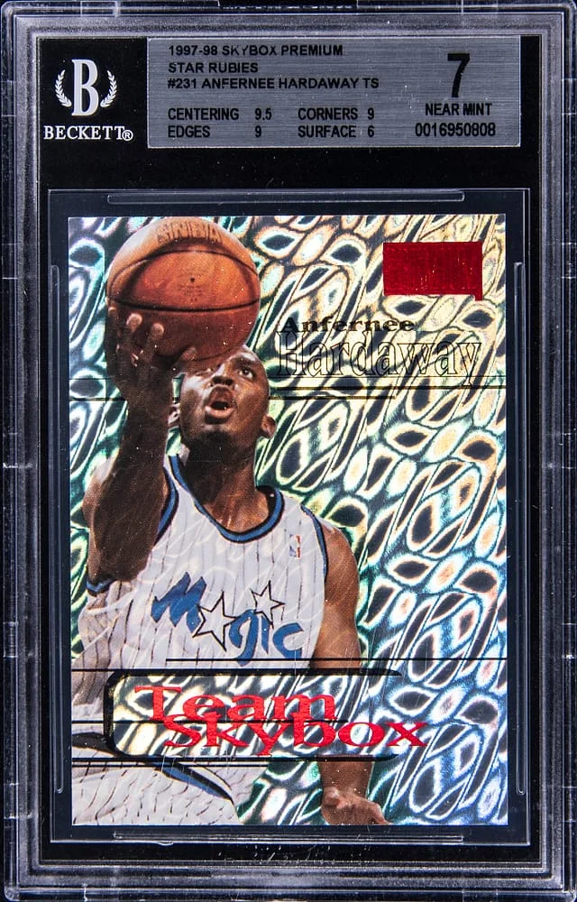 1997-98 SkyBox Premium Anfernee Hardaway Star Rubies #231 card image