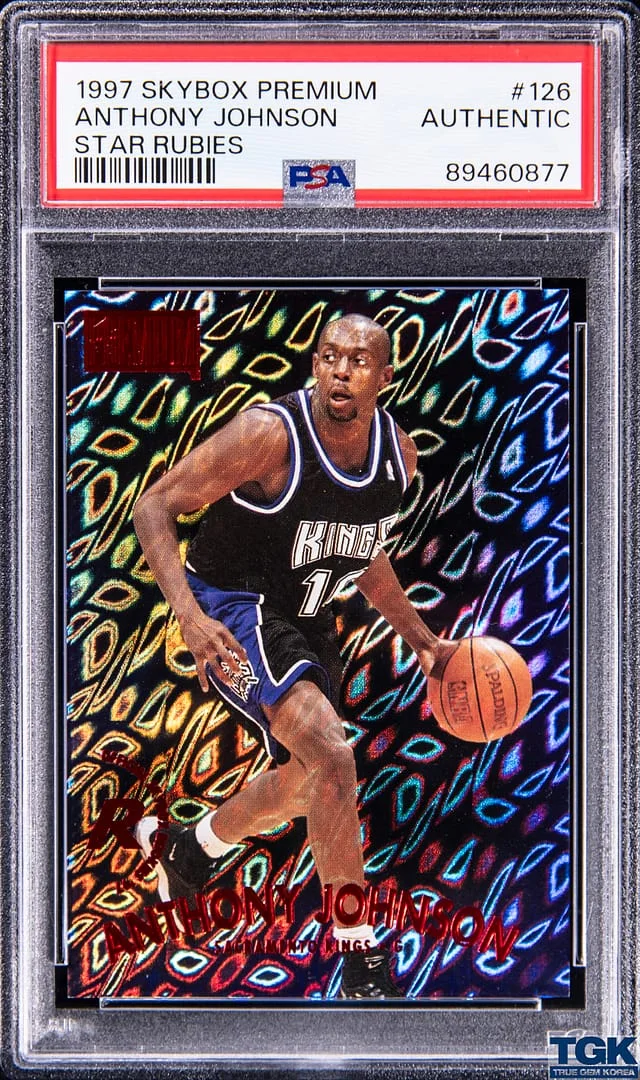 1997-98 SkyBox Premium Anthony Johnson Star Rubies #126 card image