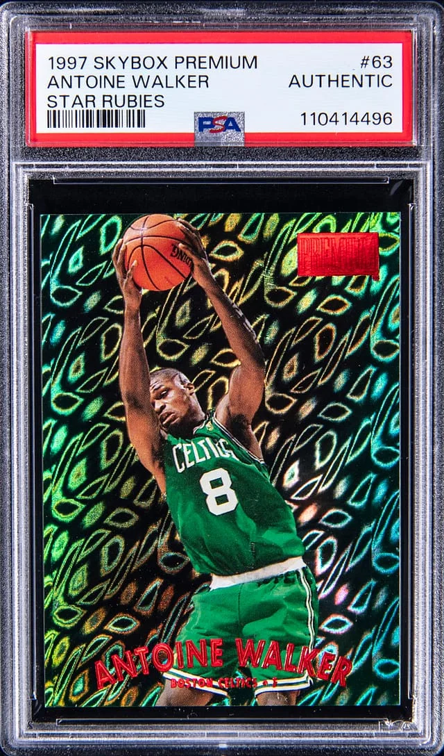 1997-98 SkyBox Premium Antoine Walker Star Rubies #63 card image
